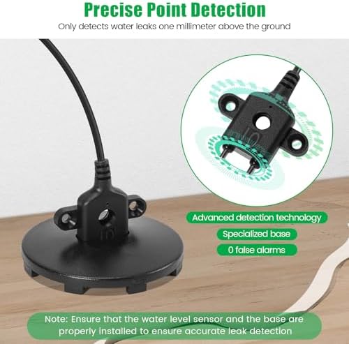 WiFi Water Leak Detector with Automatic Shutoff Valve，Zuomeng Smart Water Heater Remote Stop Device with Leak Sensor, Leakage Alert Push, 3/4" NPT 150PSI Brass Valve, Get Rid of Water Leakage - Image 5
