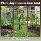 Pure Garden Freestanding Water Hose Stand Hanger for 65.6ft of Hosing - Image 2