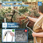 SPECILITE 125ft 304 Stainless Steel Metal Garden Hose with Rubber Grip - Image 6