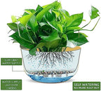Dexceder 9.8 Inch Self Watering Hanging Planter (2 Pack, Yellow) - Image 2