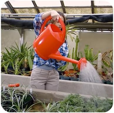 Consolidated Plastics Durable Swiss Watering Can with UV Protection, Ergonomic Handle for Indoor/Outdoor Gardening, Made in Switzerland (7 Liter, Red) - Image 2
