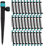 100PCS Garden 14CM Vortex Watering Sprinklers for 1/4 Inch PE Irrigation Hose Drip Emitter 40-60L/H Micro Sprayer Quick Connect Watering System Nozzle (100,Vortex Nozzle) by MUCIAKIE