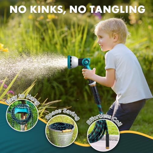 Garden Hose 75FT, Lightweight Water Hose for Lawn,Gardening - Image 5