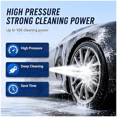 Adjustable Twist Brass Heavy Duty Hose Nozzle Solid Metal Garden Water Spray Patterns Nozzle Sprinkler High Pressure Jet Sweeper Power Washer Attachment for Car Washing Plants Alloy Sprayer(1 PC) - Image 3