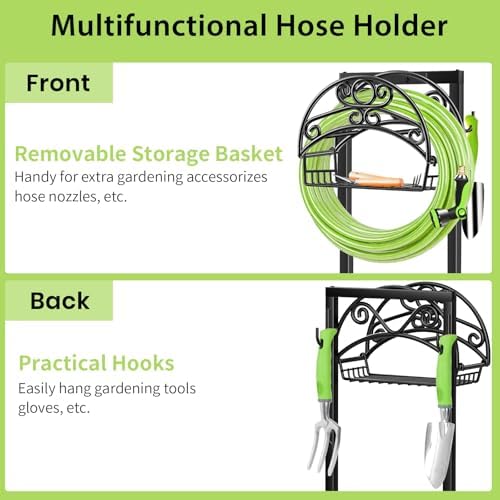 TomCare Garden Hose Holder Heavy Duty Water Hose Holder - Image 5
