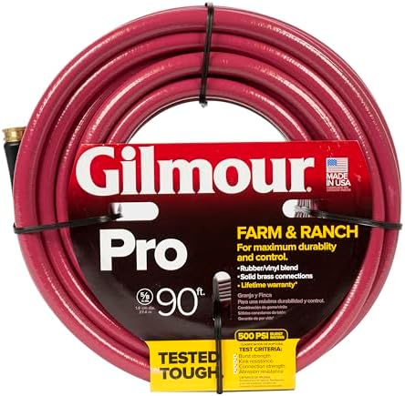 Gilmour Farm & Ranch Hose 5/8 Inch x 90 Feet by Gilmour