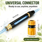 6 Pack Black High Pressure Hose Nozzle Bulk with Plastic Connectors - Image 3