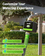 RAINPOINT Smart Hose Timer for Garden, Smart Water Timer with Brass Inlet & Outlet (Not Include Gateway), Automatic Irrigation System for Lawns and Yard - Image 2