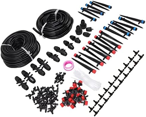 30m 4/7 Garden Automatic Drip Irrigation Set, Micro Irrigation Kit for Plants, Water Saving System with 20 Nozzles and 30 Connectors, Efficient Plant Watering for Greenhouse, Balco - Image 7