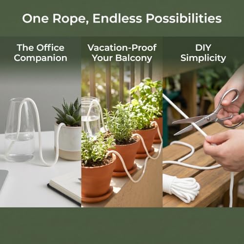 2pcs Cotton Wick Rope Self Watering for Indoor Potted Plants - Image 3
