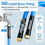 SPECILITE Hot/Cold Garden Water Hose 100 ft x 3/4", -50℉ to 190℉, Blue - Image 5