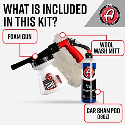 Adam's Polishes Standard Foam Gun & Car Shampoo Bundle - Car Wash Foaming Sprayer for Garden Hose | Mix with Car Soap & Water & No Pressure Washer Required | Premium Grade Auto Detailing Tool - Image 3