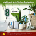 WIOR Automatic Plant Waterer Drip Irrigation System Kit for 15 Potted Plants, Indoor Self Watering System Plant Watering Devices with Programmable Water Timer for Garden Balcony Greenhouse Vacation - Image 4