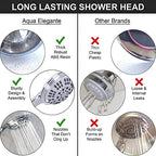Aqua Elegante Luxury Handheld Shower Kit - 1.8 GPM - Polished Chrome - Image 3