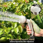 Garden Hose Nozzle Heavy Duty Metal Water Hose Sprayer - Image 2