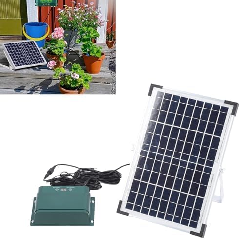 Solar Irrigation System 18V 10W Solar Panel Customizable Watering Schedule Water Level Sensor DIY Kit for Garden Balcony Greenhouse - Image 3