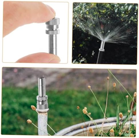 LIOOBO 5sets Sturdy Garden Water Hose Nozzles Low Pressure Watering Sprayer Atomizing Mist Nozzle for Outdoor Use 10pcs*5 - Image 3