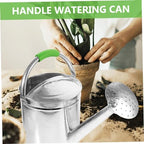 Vintage Stainless Steel Handheld Watering Can Xmas 5l for Flowers - Image 3