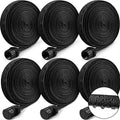Weysat 6 Pcs Garden Soaker Hose 25 Ft 1/2" Flat Double Layer Consistent Drip Hose Leakproof Heavy Duty Irrigation Save 80% Water for Garden Bed Vegetable Sprinkler by Weysat