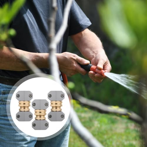 Toyvian 3 Sets Garden Hose Repair Kit Connector with Aluminium Alloy - Image 7