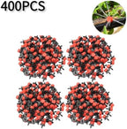 Adjustable Irrigation Drippers Irrigation Nozzle Adjustable Dripper Sprinkler Emitter Micro Drip Watering Spray Water Dropper Head(400PCS) - Image 2
