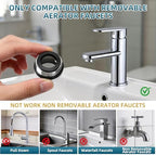 100FT Indoor Sink Hose Attachment for Faucet, 7 Adapters, 10 Spray - Image 5
