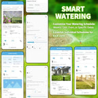 8 Zones WiFi Smart Sprinkler Controller, Briidea Automatic Irrigation Controllers with Customized Watering Schedule & Seasonal Adjustment, Water Efficiently and Keep Your Plants Healthy, MK-117 - Image 3