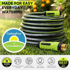 Garden Hose 50ft, Non-Expandable Heavy Duty Water Hose with 10 Function Sprayer, Flexible, Leakproof, Kink Resistant & Hybrid Hose for Yard, Outdoor, 600 PSI - Image 3