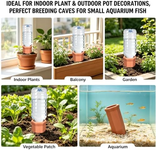 Terracotta Self‑Watering Spikes, Slow‑Release Plant Waterer Stakes, 8 Pack - Image 6