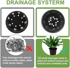 GroTheory 100 Pack 1 Gallon Nursery Pots, 6.7 Inch Plastic Pots for Plants - Image 5