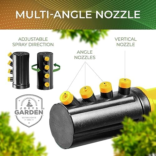 Joeys Garden Rotating Lawn Sprinkler for Yard & Kids, 360° Coverage, Yellow - Image 3