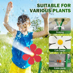 Crazy Daisy Sprinkler, Crazy Dancing Flower Water Sprinklers, Funny 360°Rotating Sun Flower Dancing Daisy Lawn Sprinkler, Irrigation Tool for Yard Watering Kids Pets Playing (2PCS-A) - Image 2
