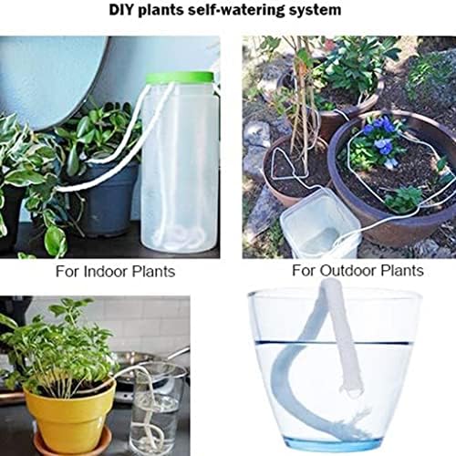 Self Watering Capillary Wick Cord Vacation Plant Sitter, for DIY Self-Watering Planter Pot Automatic Water Wicking Hydroponic 20m - Image 6