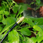 98ft 1/4" Garden Drip Irrigation System with Brass Misting Nozzle Kit - Image 4