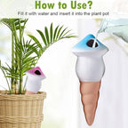 Water Globes for Outdoor Plants Mushroom Shape Irrigation Dripper - Image 5