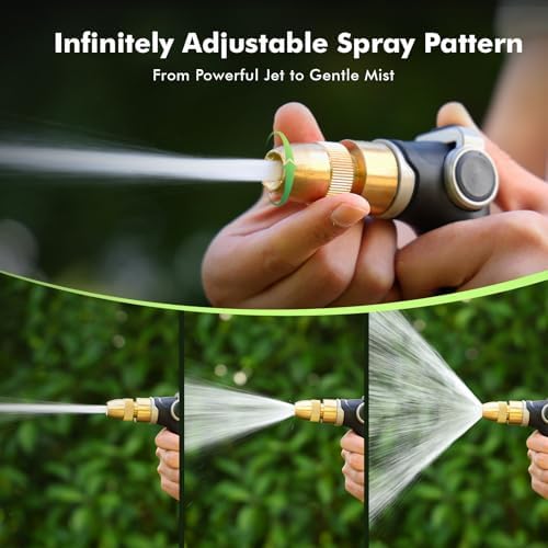 RESTMO Garden Hose Nozzle, Heavy Duty Water Hose Sprayer for Outdoor - Image 4