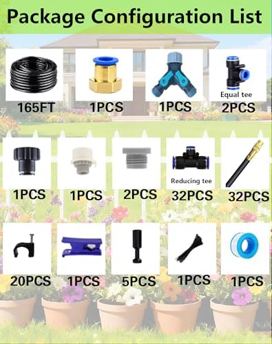 360° Adjustable Drip Irrigation Sprinkler Kit – Garden Watering System - Image 2