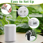 5‑Tier Ebb & Flow Bottom‑Watering Plant Stand with Timer Auto Water Pump, Siphon Self Irrigation Growing Rack, Heavy Duty UV Resistant Vertical Shelf for Seed Starter Trays & Nursery Pots - Image 4
