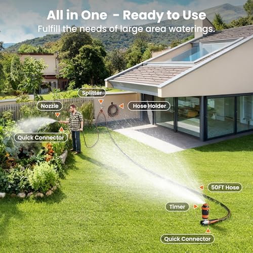 Giraffe Tools Garden Hose 5/8", 50ft Garden Hose Set - Image 2