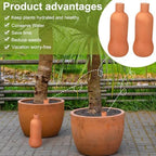 Blushtier 2 Pcs 34 oz Ollas Self Watering Pots, Large Terracotta Waterer - Image 6