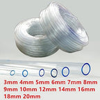 PVC Pipe Transparent Water Pipe Pipes Tube Hoses Aquarium Tubing Water Pump Hosing Garden Hose, for Car Washing Pump Tubes 1pcs (Color : 7mm X 9mm, Size : 15 Meters) - Image 4
