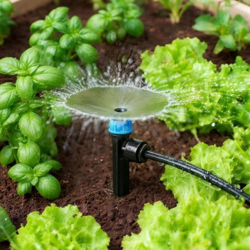 100PCS Push-to-Fit 1/4 Inch Adjustable Drip Irrigation Emitters - Image 5