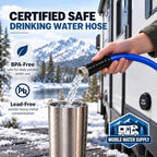 100FT Heated Water Hose for RV, -45°F Anti-Freeze RV Drinking Heated Hose - Image 5