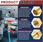 50pcs Brass Hose Barb Fittings 1/2" Hose Barb to 1/2" NPT Female - Image 3