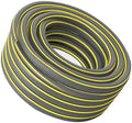 Kink Free Garden Hose Flexible Water Hose with Ergonomic for Outdoor Lawn Garden Car and Pet Washing Gray-4-points 40m by Unknown