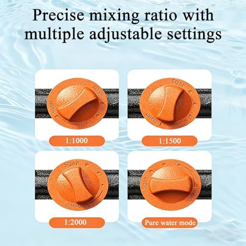 Car Wash Nozzle for Hose 8 Patterns Sprinkler Attachment - Image 7