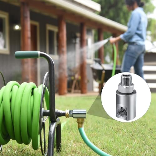 1/2 Inch MXF Heavy Duty Hose Reel Swivel with Grease Zerk - Hose Reel Parts Fitting with ISO 9001 Certification - Ideal for Home and Industrial Steel Hose Reels - Genuine Super Swivel - Image 6