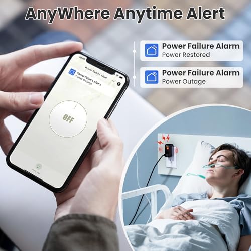 Power Failure Alarm WiFi, 2 Pack Smart Freezer Alarm, Free App Notification - Image 7