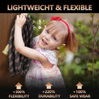 Garden Hose 50FT, Lightweight Flexible Water Hose, 5/8" Kink Free Leak Proof Hose, Heavy Duty 96-Layer Woven with 3/4" Brass Fittings, 10 Function Nozzle for Yard Lawn Outdoor Car Wash(BlackRosegold) - Image 4