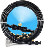 Bonviee 100FT Misters for Outside Patio, 28 Nozzles, 3/4 Inch Brass Adapter by BonvieeDirect
